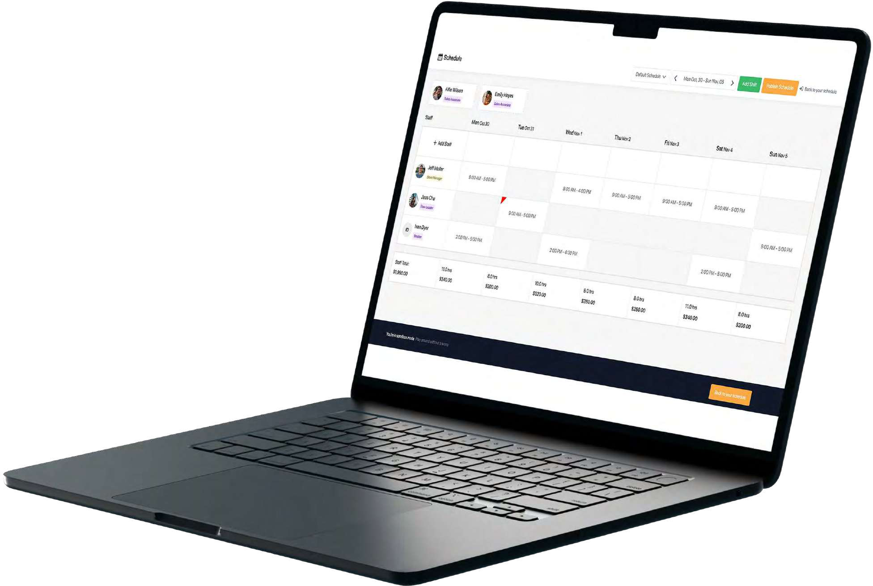 Squad scheduling tool